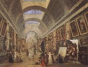 ROBERT, Hubert Design for the Grande Galerie in the Louvre Spain oil painting reproduction